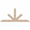 Ekena Millwork Saratoga Smooth Timber Gable Bracket, Douglas Fir, 84"W x 38"H x 3 1/2"D x 5 1/2"F, 11/12 Pitch GBW084X38X0406SAR00SDF - alternate 1
